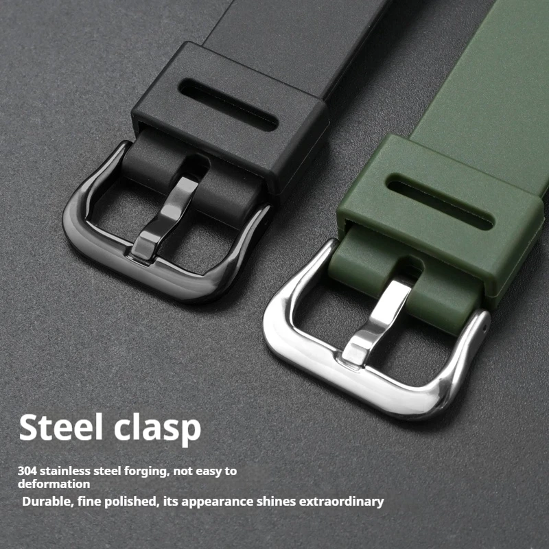 TPU Rubber Strap for Casio G-SHOCK GM-S2100 Women Resin Quick Release Waterproof Watch Band Special Convex Bracelet Accessories