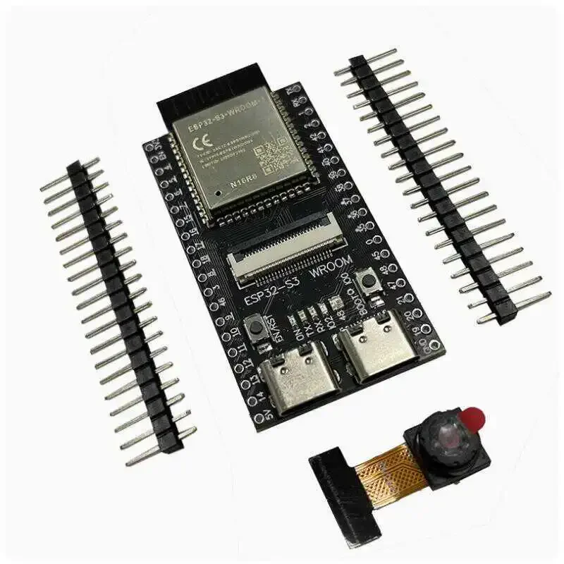 

ESP32-S3 WROOM N16R8 CAM Development Board WiFi+Bluetooth Module OV2640/5640 Camera