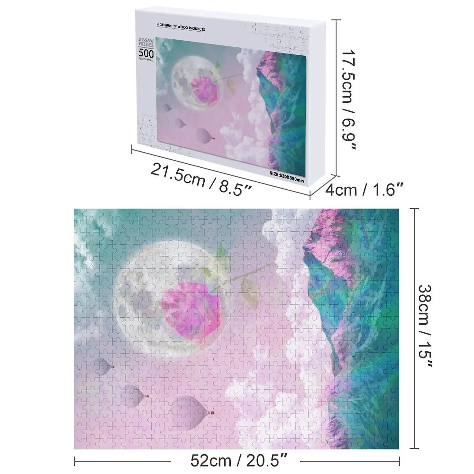 ฝันร้าย - จิ๊กซอว์ภาพตัดปะที่ได้แรงบันดาลใจจากโลฟี ปรับแต่งได้สำหรับเด็ก จิ๊กซอว์แบบกำหนดเอง