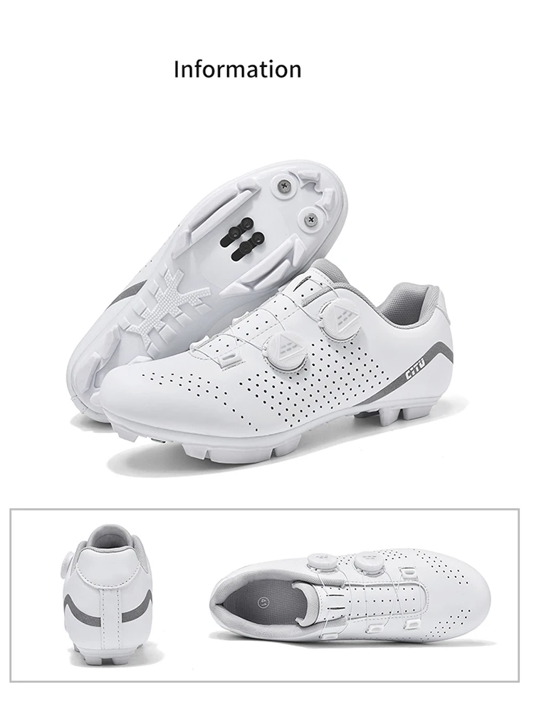 Fahrradschuhe für Herren, professionelle SPD-Rennradschuhe für die Straße, MTB-Mountainbike-Schuhe, lockfreie Fahrradschuhe für Damen – Detail 3