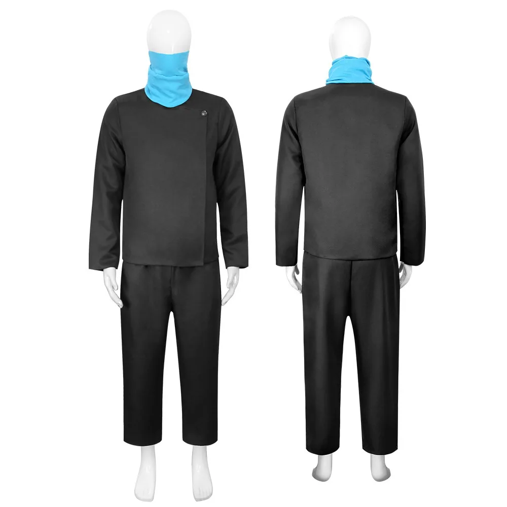 

Anime Itadori Yuji Cosplay Jujutsu Costume Kaisen Disguise Blue Uniform Outfit Halloween Carnival Party Clothes for Men Clothes