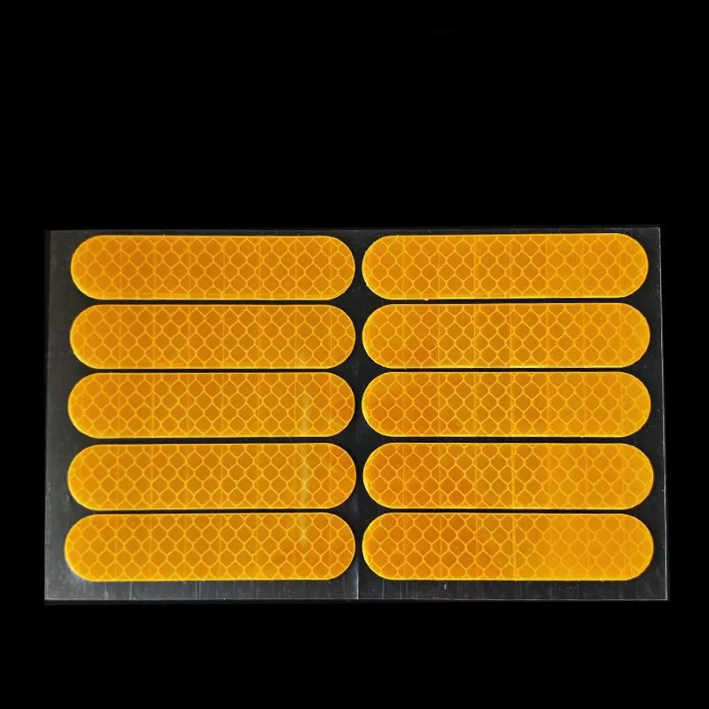 Fiets reflecterende stickers motorfiets nachtelijke stickers helm decoratieve patches waterdichte slijtvaste reflecterende strips