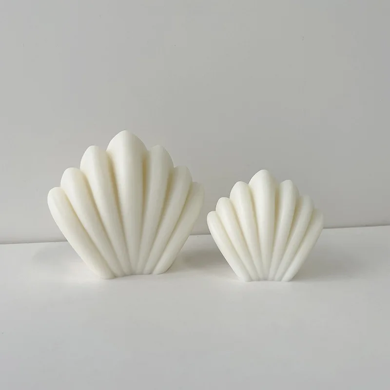 ثلاثية الأبعاد سيليكون شمعة قالب الصابون البحر قذيفة الجص قالب الاسمنت ديكور المنزل لتقوم بها بنفسك الروائح الهدايا قوالب دي سيليكونا