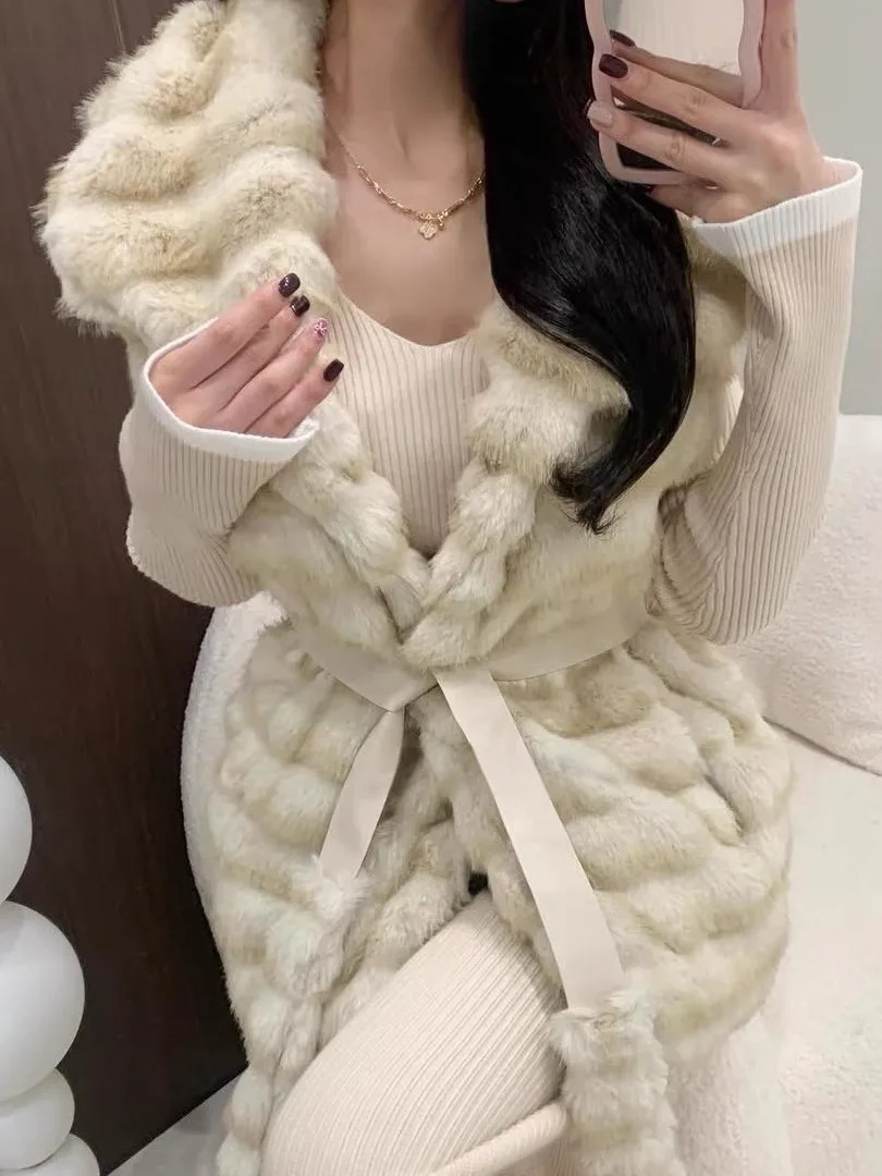 

Ele Chic меховой жилет Jaet женский модный универсальный легкий роскошный жилет осень-зима Новое поступление