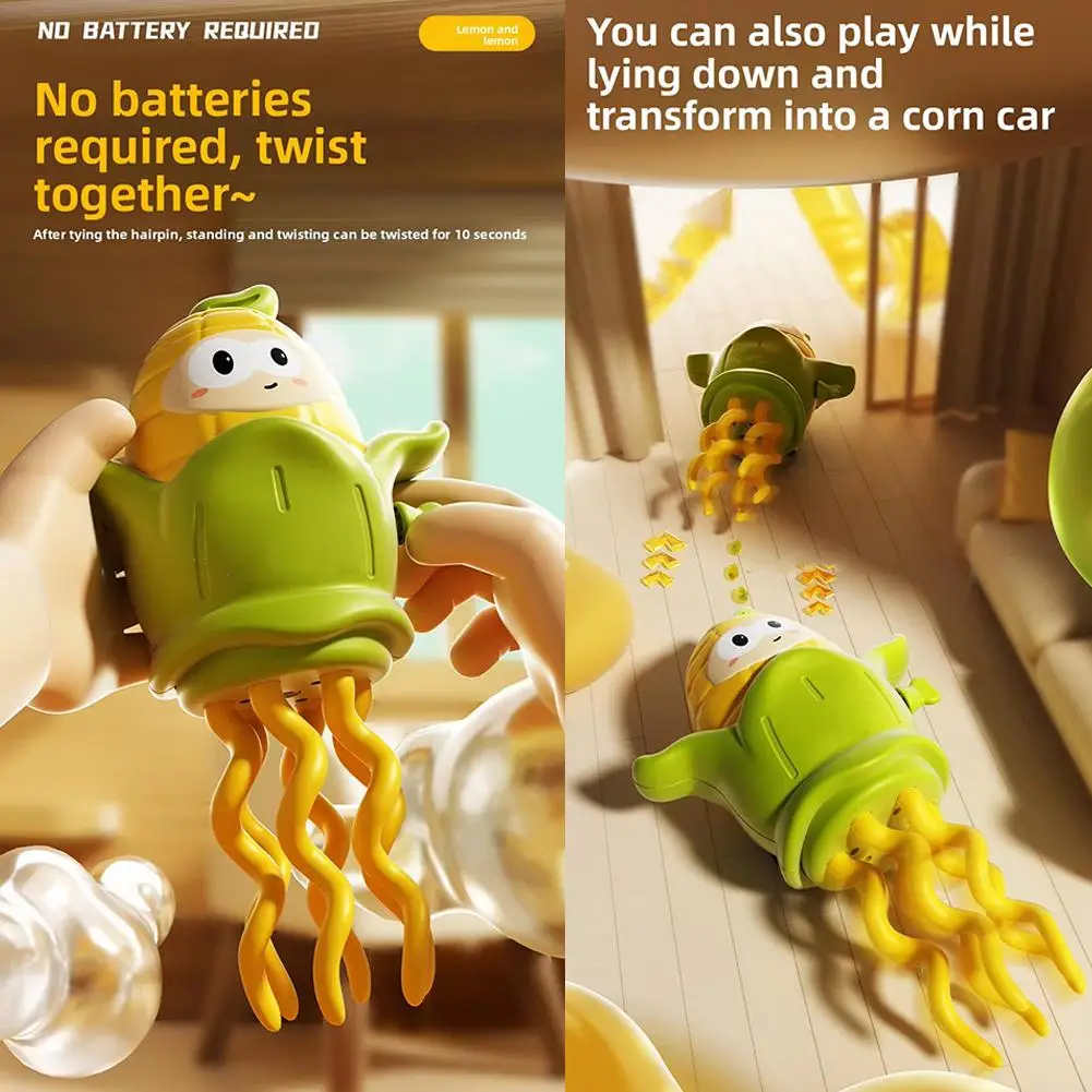 Twisting Dancing Corn Kid Creative Pet Toys Parent-child Interactive Development Moving Education Toddler Cartoon Dancing Gift