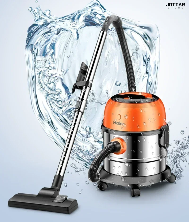 New bucket type vacuum cleaner. Large suction. High-power. For home, car wash store and industrial use.  Handheld.