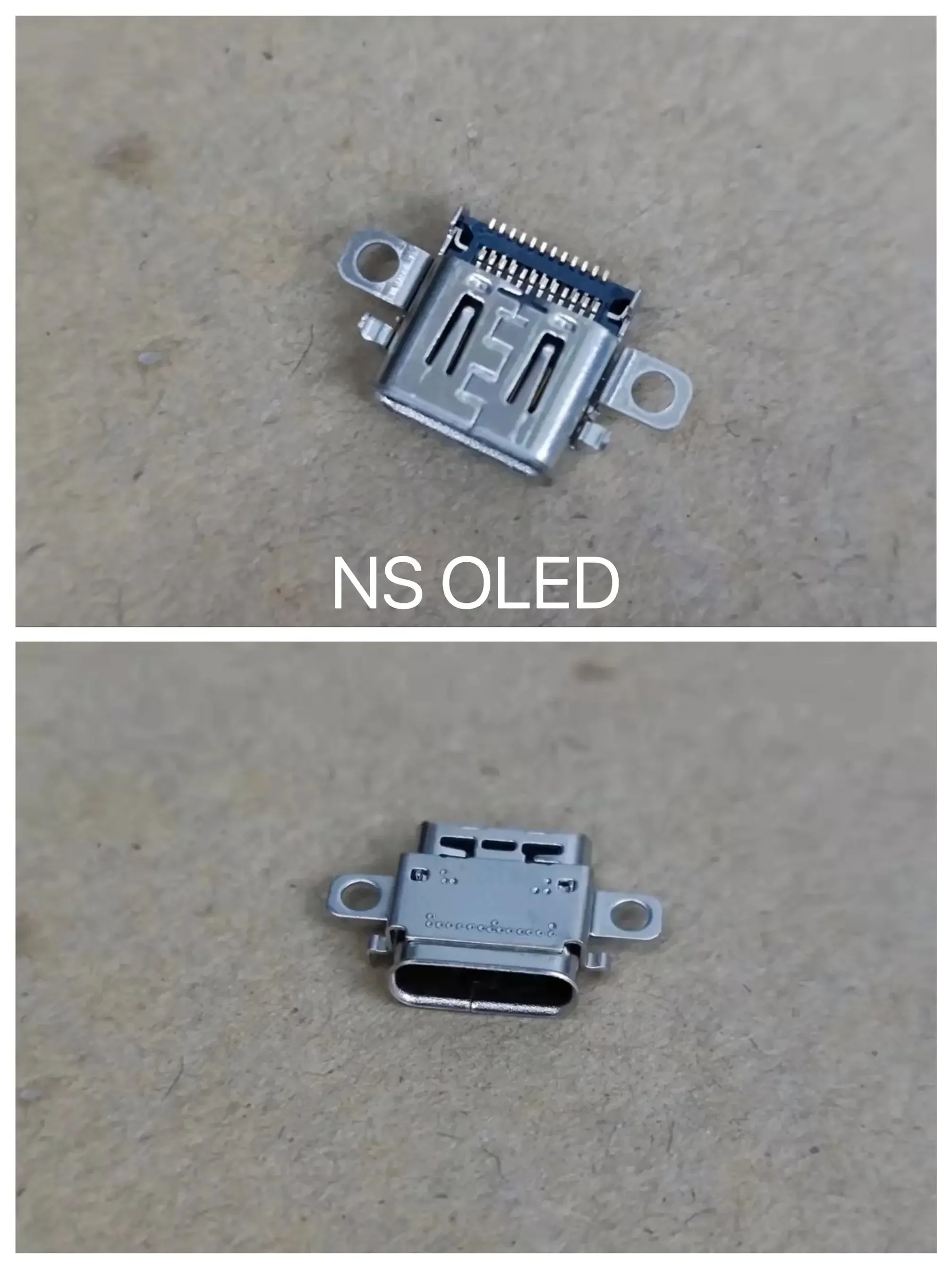 50pcs Original 100% New for Nintendo Switch Oled NS OLED Console USB Type-C Power Charging Socket Port Connector