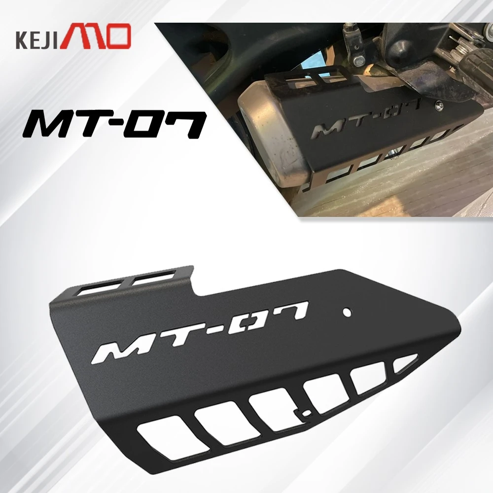 

Motorcycle Accessories Exhaust Muffler Protection Guard Cover For YAMAHA MT-07 MT 07 MT07 2014 - 2026 2025 2024 2023 2022 2021