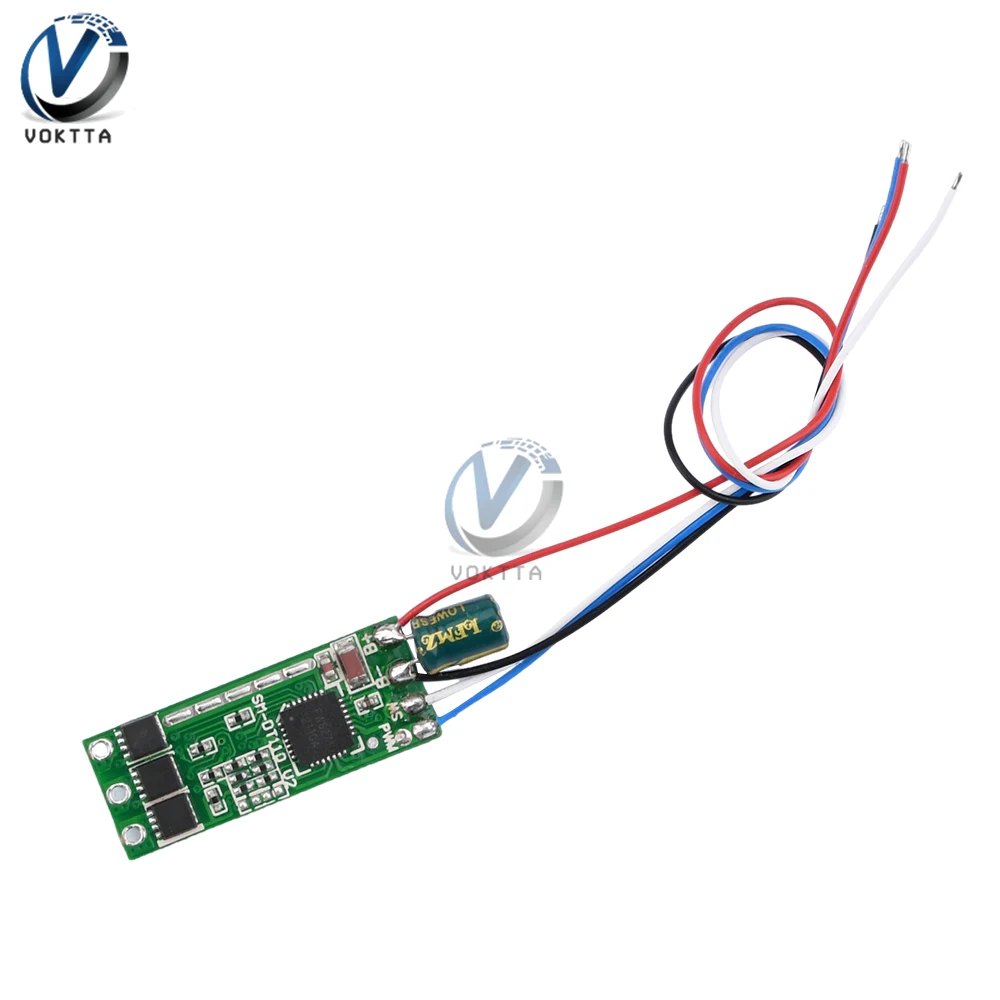 Controlador de velocidad de Motor DC6V, Mini Placa de accionamiento de Motor sin escobillas 2S 7A-15A, modelo de avión, módulo de interruptor