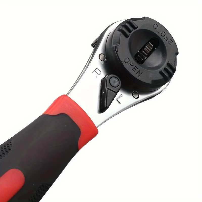 1pc Adjustable Universal Multifunctional 6-22MM Ratchet AdjustableOpen Wrench