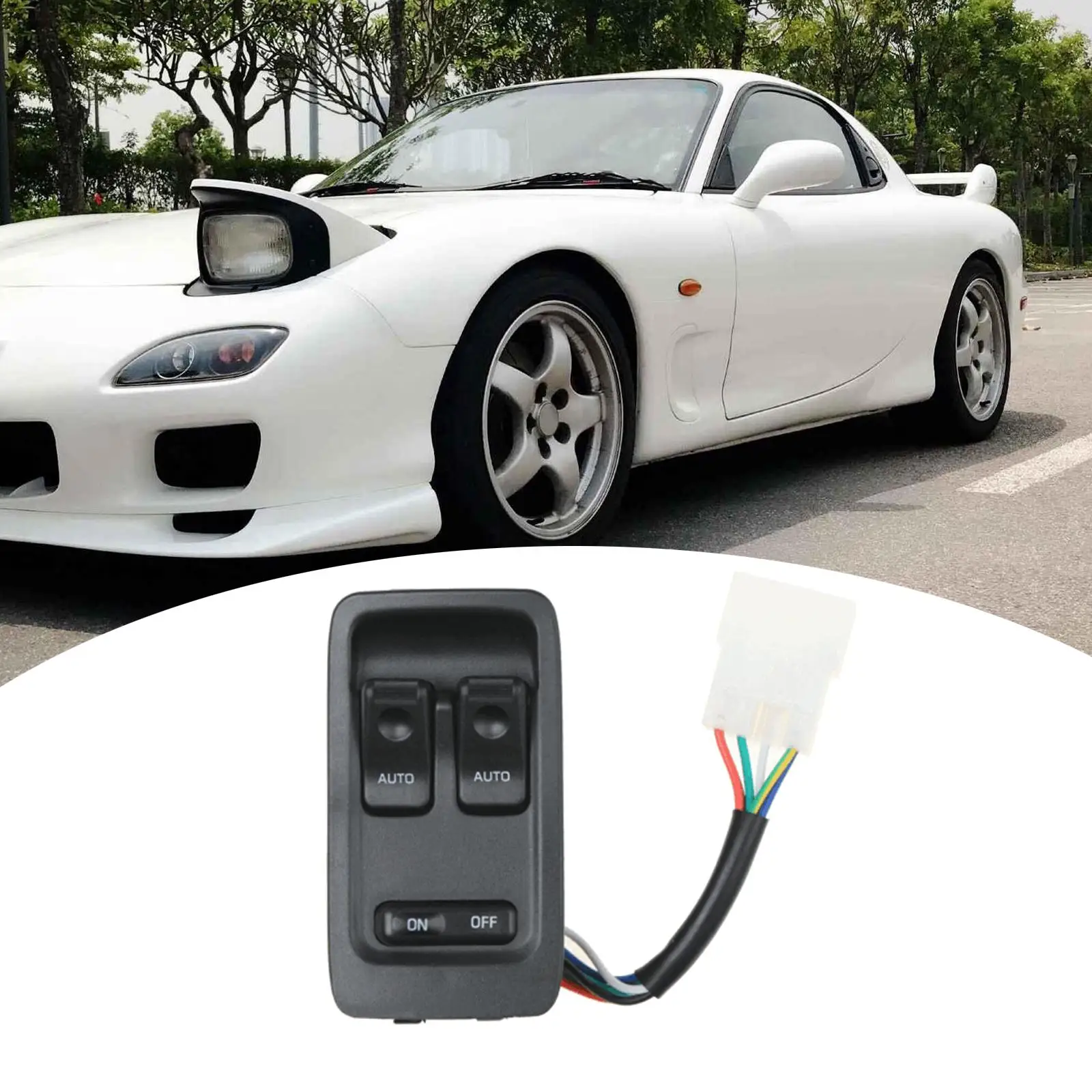 

Power Window Switch Replaces FD14-66-350C for Mazda RX7 RX-7 1993-2002