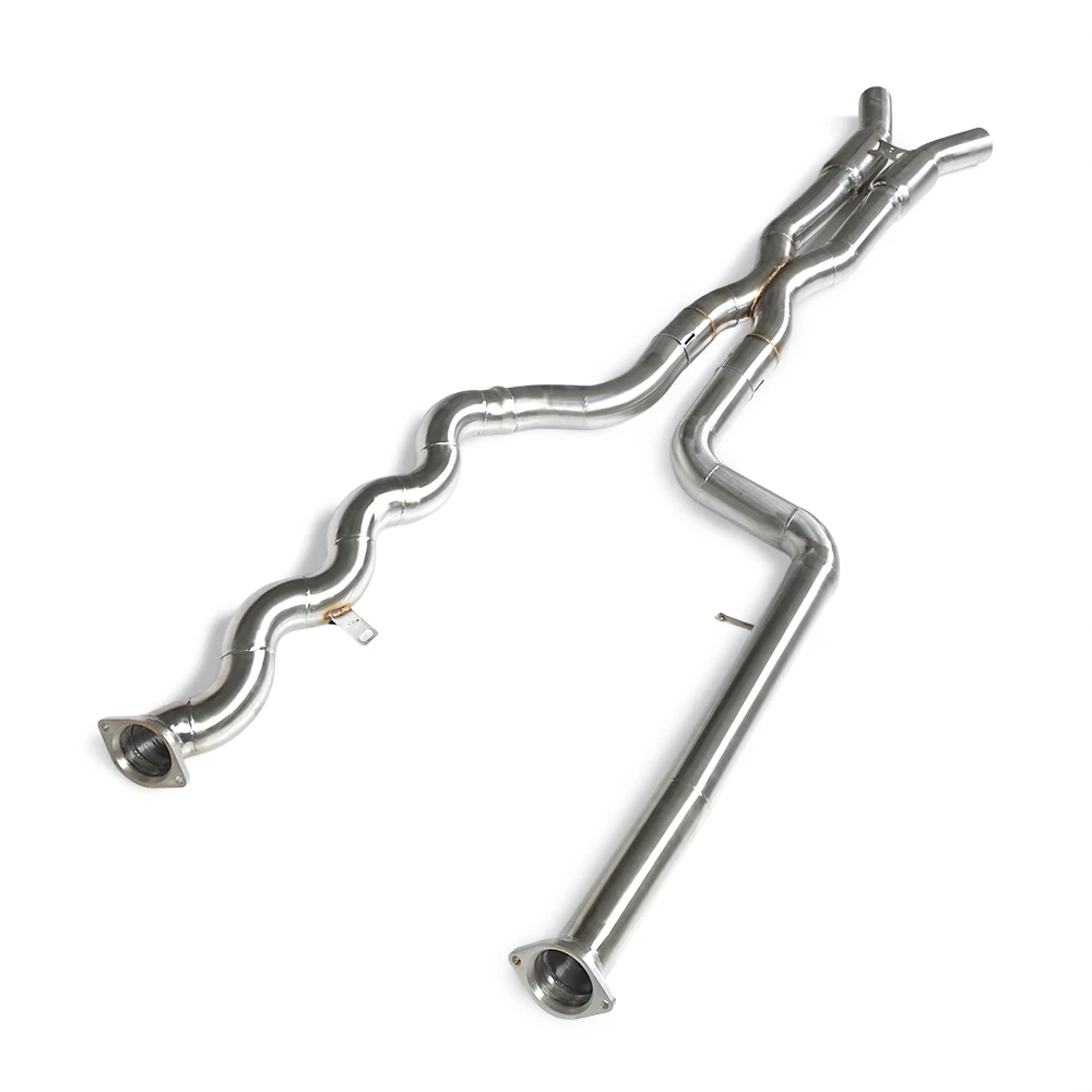 For BMW M3/M4 G80/G82 3.0T 2021-2023 Stainless Steel Performance Exhaust Medium Pipe Equal Length Medium Pipe Muffler