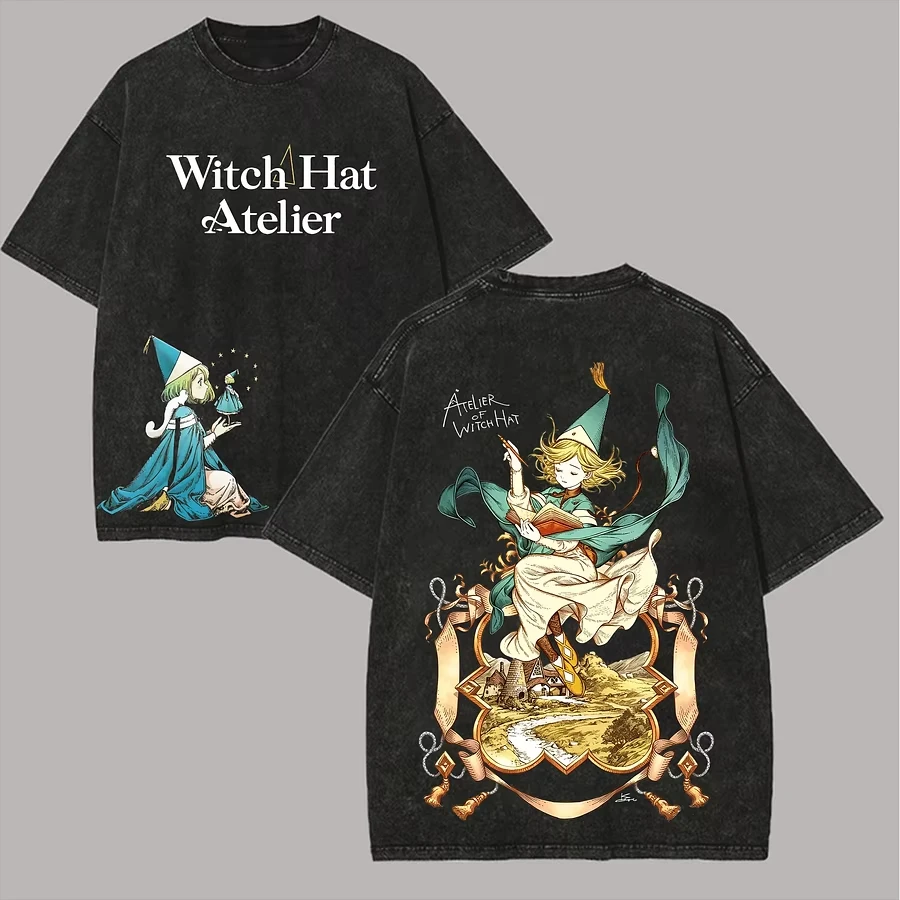 2026 Witch Hat Atelier Double-sided Print T-shirt Anime Coco Agott