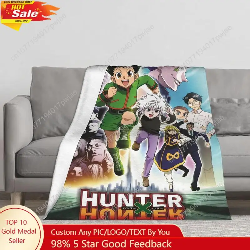 

Hunter x HunterThrow Blanket Soft Flannel All-Season Blanket for Bed Sofa Camping Christmas Birthday New Year Halloween Blanket
