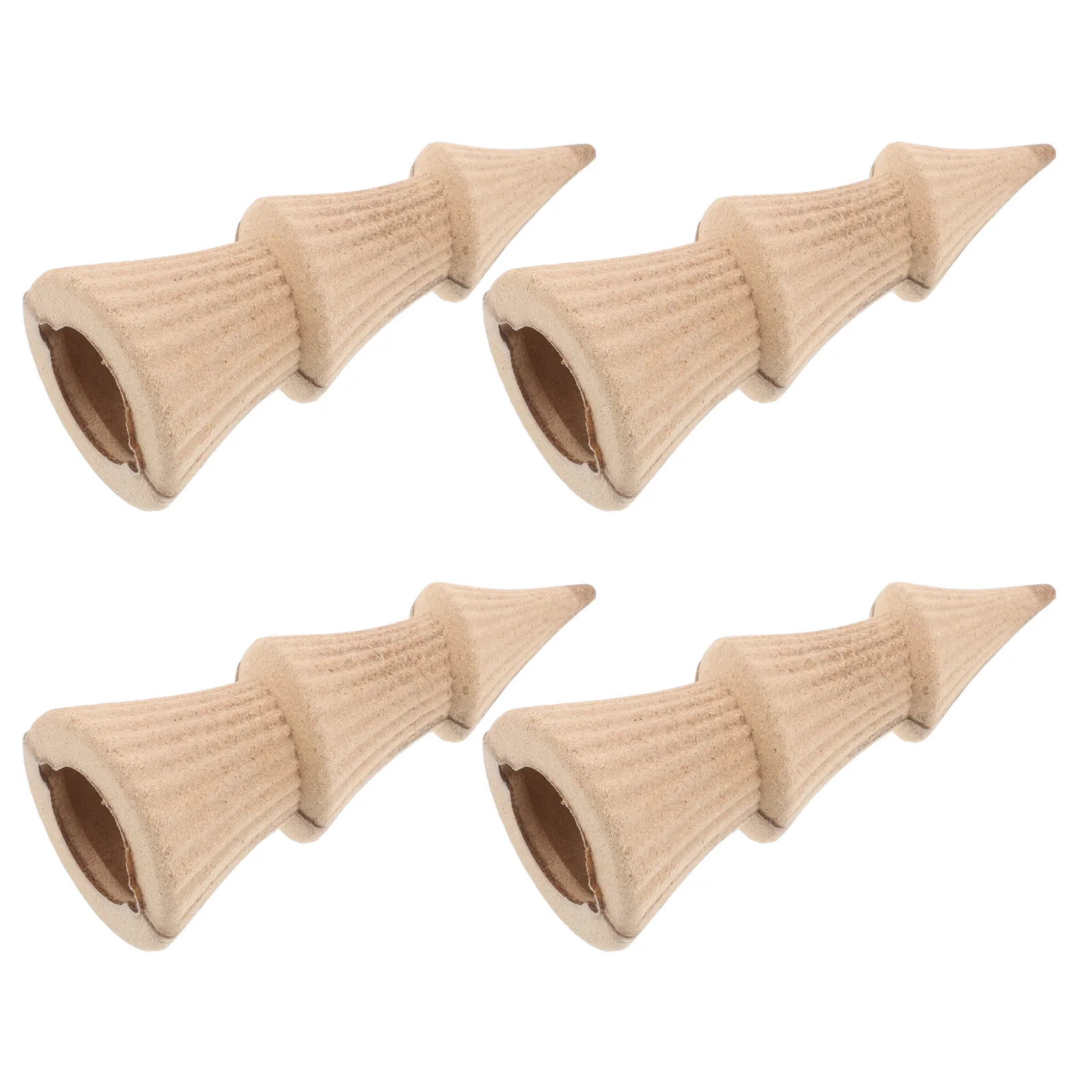 4 szt. Niedokończone drewniane drzewka bożonarodzeniowe do samodzielnego wykonania, drewniane ozdoby świąteczne, mini ozdoby na stół do malowania dla rodziny