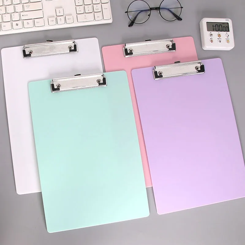 

Simple A5 Bill Clipboard Memo Pad Clip Board Loose-leaf Notebook File Writing Pad Clamps Paper Holder Office School Supplies