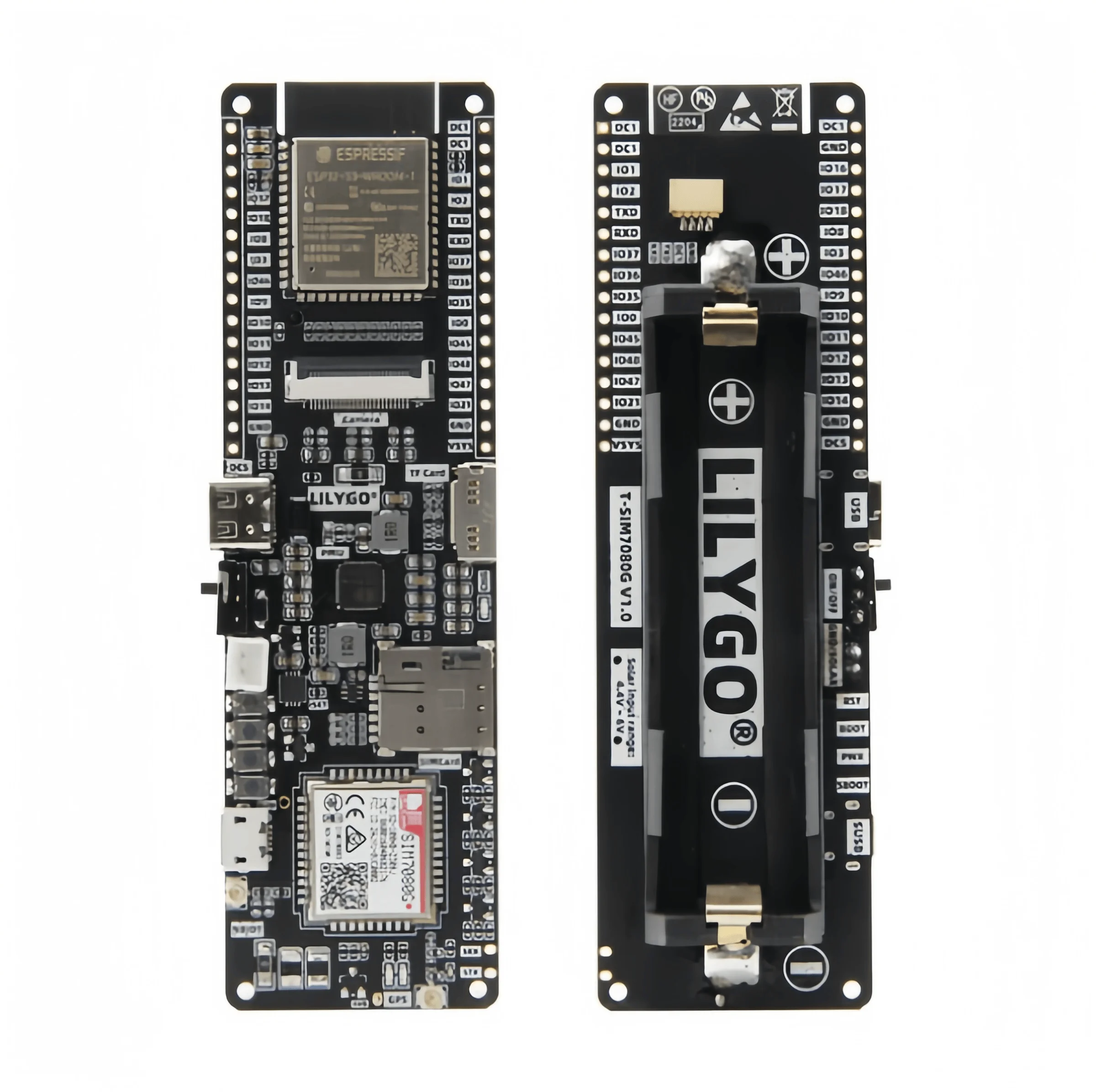 

ЛИЛИГО ® Плата разработки T-SIM7080G-S3 ESP32-S3 Cat-M и NB-IoT со слотом для TF-карты и PMU