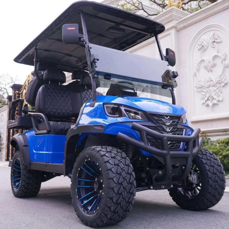 

2-8 seats new electric sightseeing car golf cart four-wheel RV scenic spot