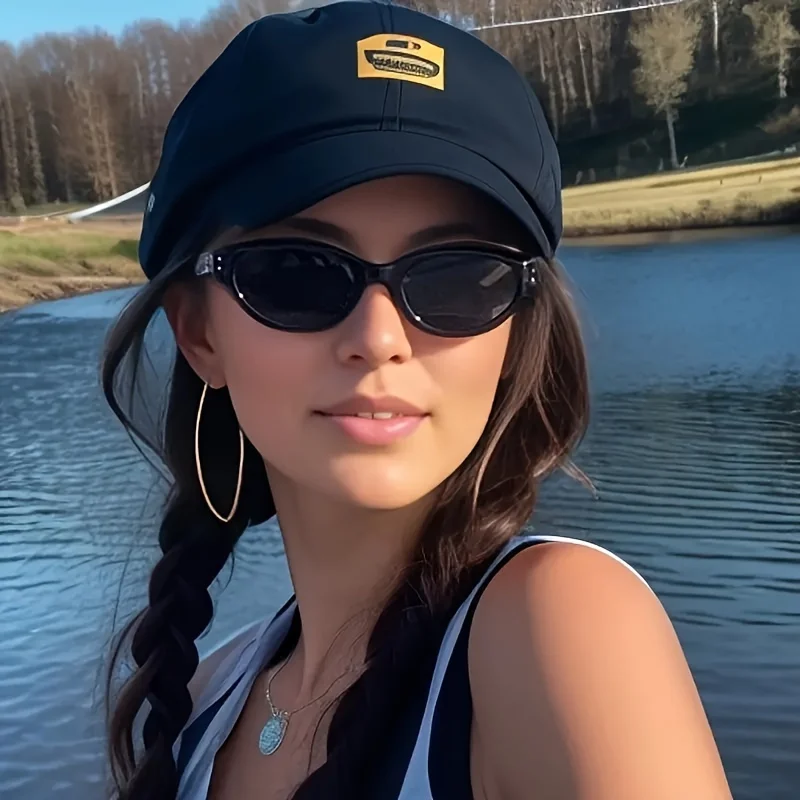 Modische Cat-Eye-Sonnenbrille für Damen Trendige Schattierungen Sonnenschutzbrille Luxus-Sonnenbrille für Frauen