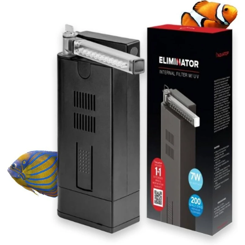 

Внутренний аквариумный фильтр Slim 200 GPH с подсветкой 7 Вт для пресноводных и морских аквариумов