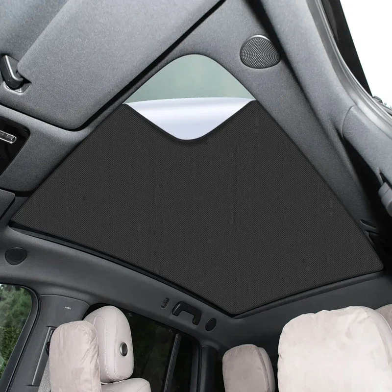 Für LI AUTO i6 2026-aktuell: Auto-Sonnenblende aus Wildlederstoff mit UV-Schutz und elektrostatischer Adsorption für Schiebedach – Wärmeisolierung für Dachfenster