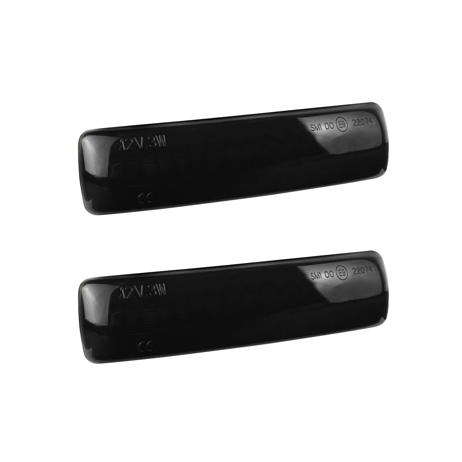 2x Smoke Black Lens LED Side Indicator Turn Signal Light Amber For Land Rover Discovery 3 4 Range Rover Sport Freelander 2