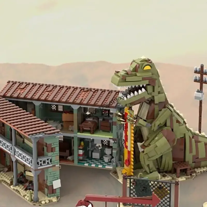 Novo 3114 pçs série de jogos famosos novac motel dinky moc vista rua modelo blocos de construção diy ideias criativas brinquedo do miúdo presentes aniversário