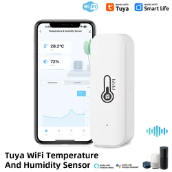 Tuya wifi温度湿度センサー室内湿度センサーバッテリー駆動アプリモニタリング用alexa googleホームボイス