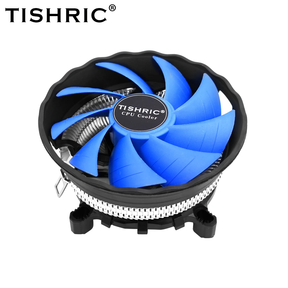 TISHRIC CPU Cooler Cooling Fan 3Pin PWM PC Processor Cooler for Intel LGA 1700 1200 1150 1151 AMD AM3 AM4