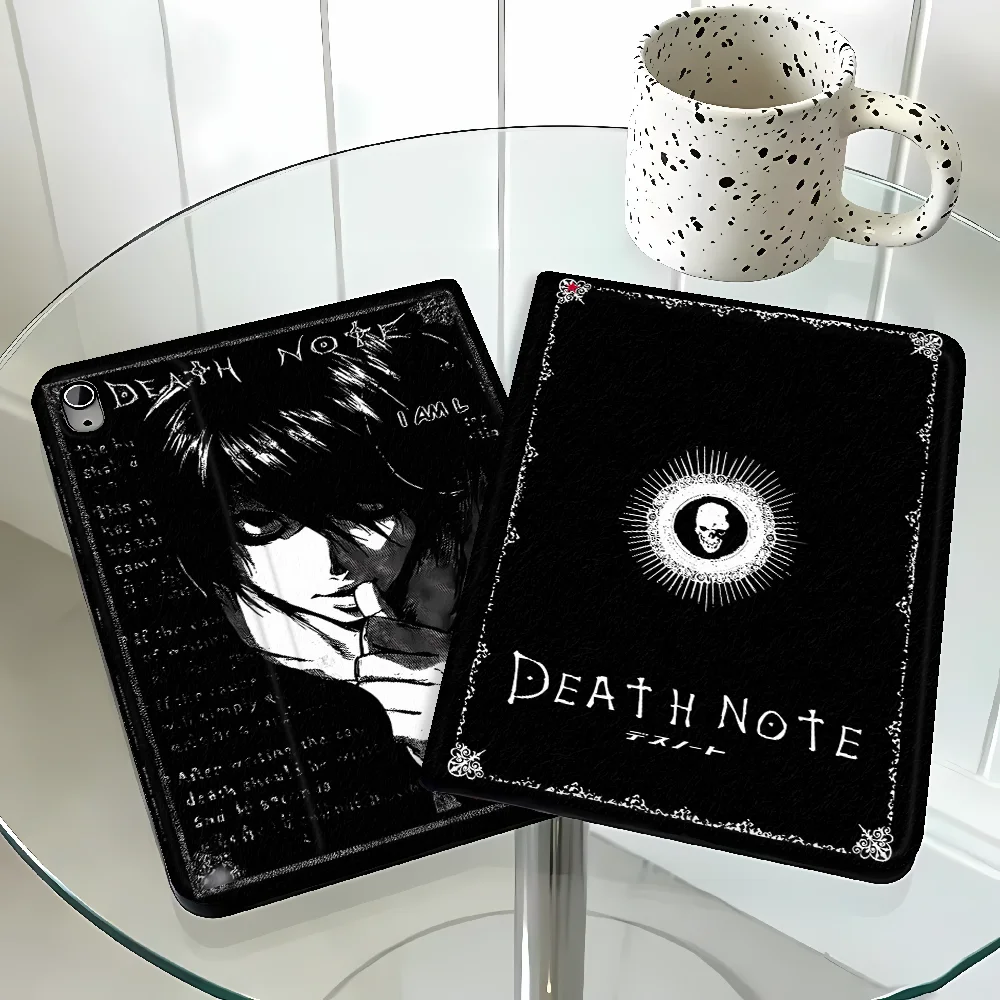 D-EATH NOTE Anime with Pencil Slot Case for Samsung Galaxy Tab S10 Plus A11 S7 S8+ S10FE S11 A8 A7 Lite A9Plus S9 FE S9+ S10