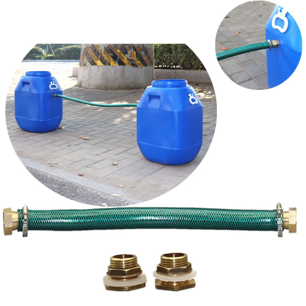 Brass PVC Bucket Connector Set 20mm Diameter for Rainwater Collection Systems Easy Installation No Tools Required