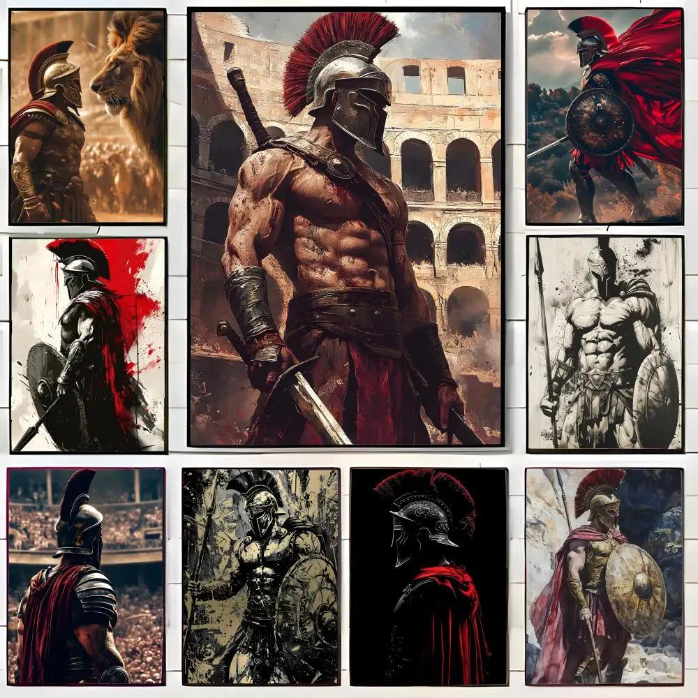 1pc S-Sparta Poster Canvas Wall Art Print Poster Decorative Mural Home Decor Gift Unframed