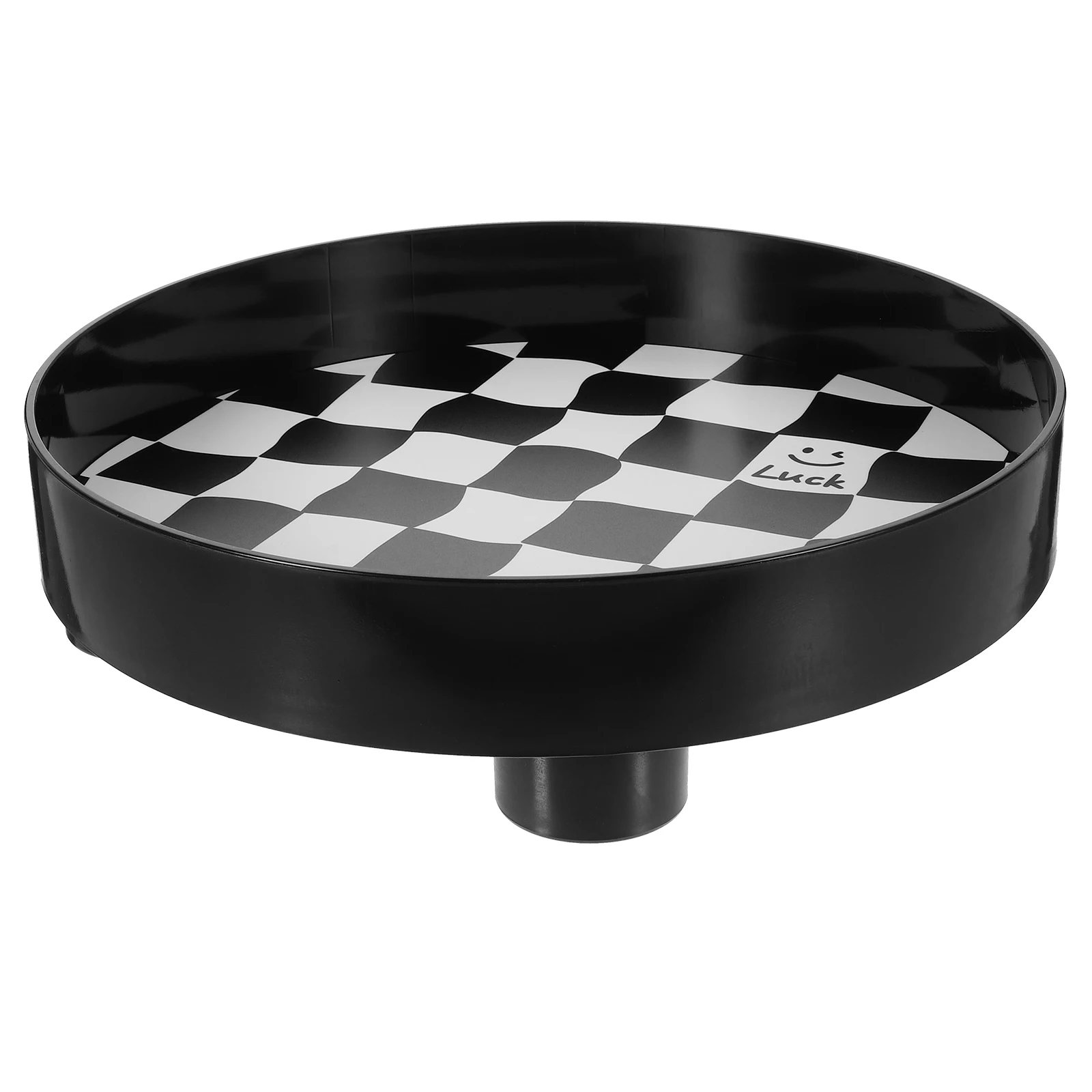 

Chequered Storage Decorative For Keys Cosmetics Perfumes Bathroom Vanity Organizer Makeup Tray Countertop Dresser Bedroom