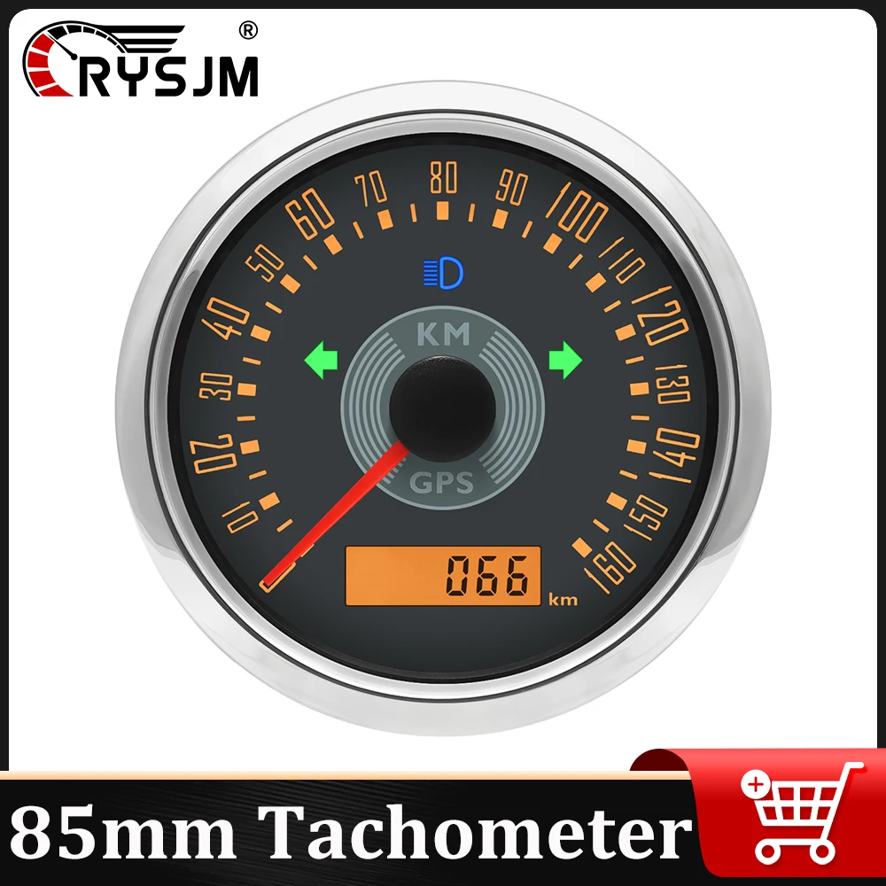 

Customized Retro Style Car Speedometer Retro Classic Gauge KMH / MPH 85mm GPS Speedometer Gauge Speed Meter with GPS Antenna