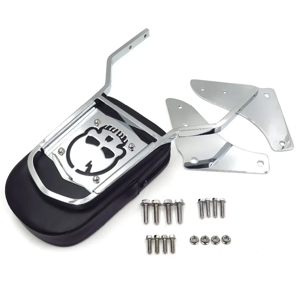 

Motorcycle Skull Backrest Sissy Bar Pad for Honda Shadow ACE 1100,Shadow Tourer,Shadow Sabre