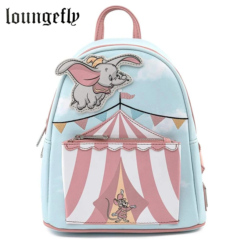 Loungefly Disney Dumbo Flying Circus Tent Womens Double Strap Shoulder Bag Purse