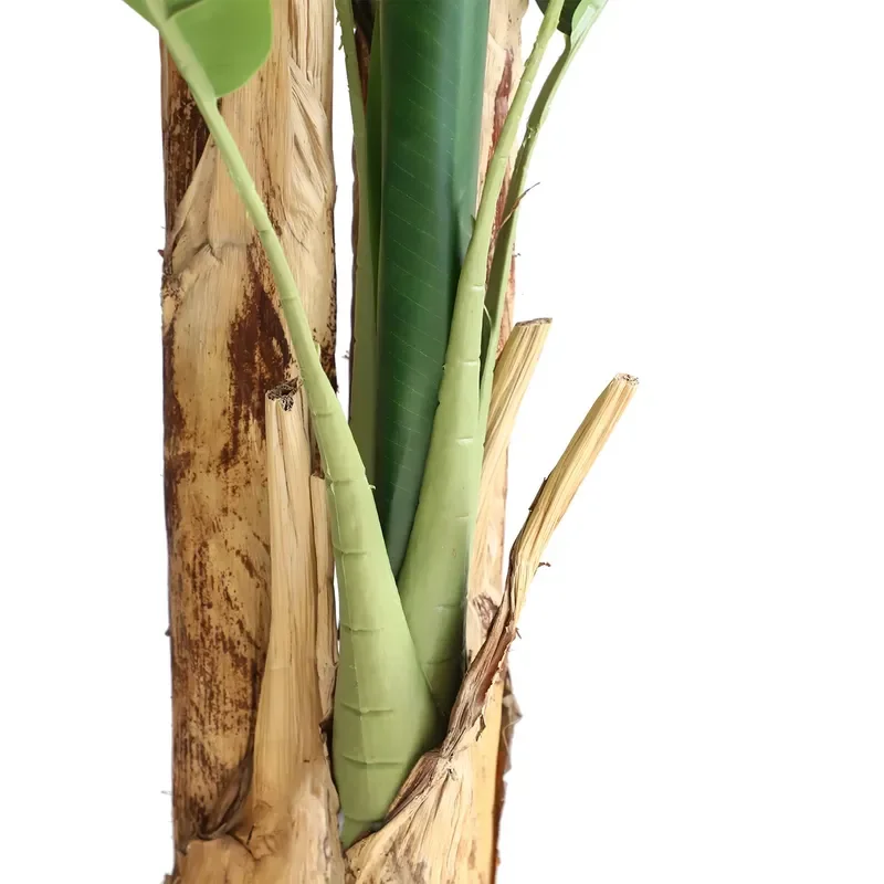 Artificial Banana Tree for Home Decor Large Leaf Fake Banana Plant Potted Outdoor Indoor