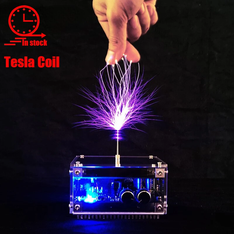 

Bluetooth Music Tesla Coil Touchable Lightning High frequency Voltage Pulse Suitable for Science Experiment Toys Social Games