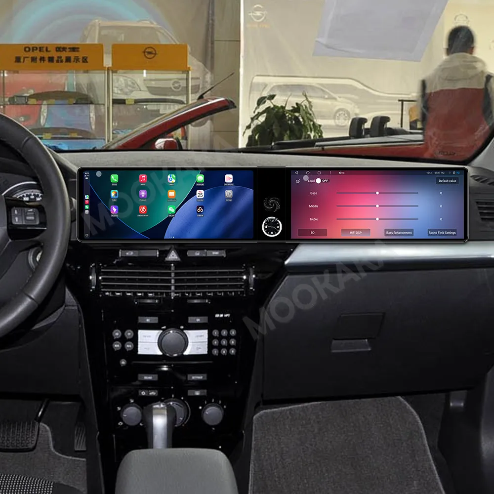 Android 24.6Inch Dual Screen 8+128GB For Opel Astra 2004-2010 Car Radio Stereo Multimedia Player Carplay GPS Navigation Headunit