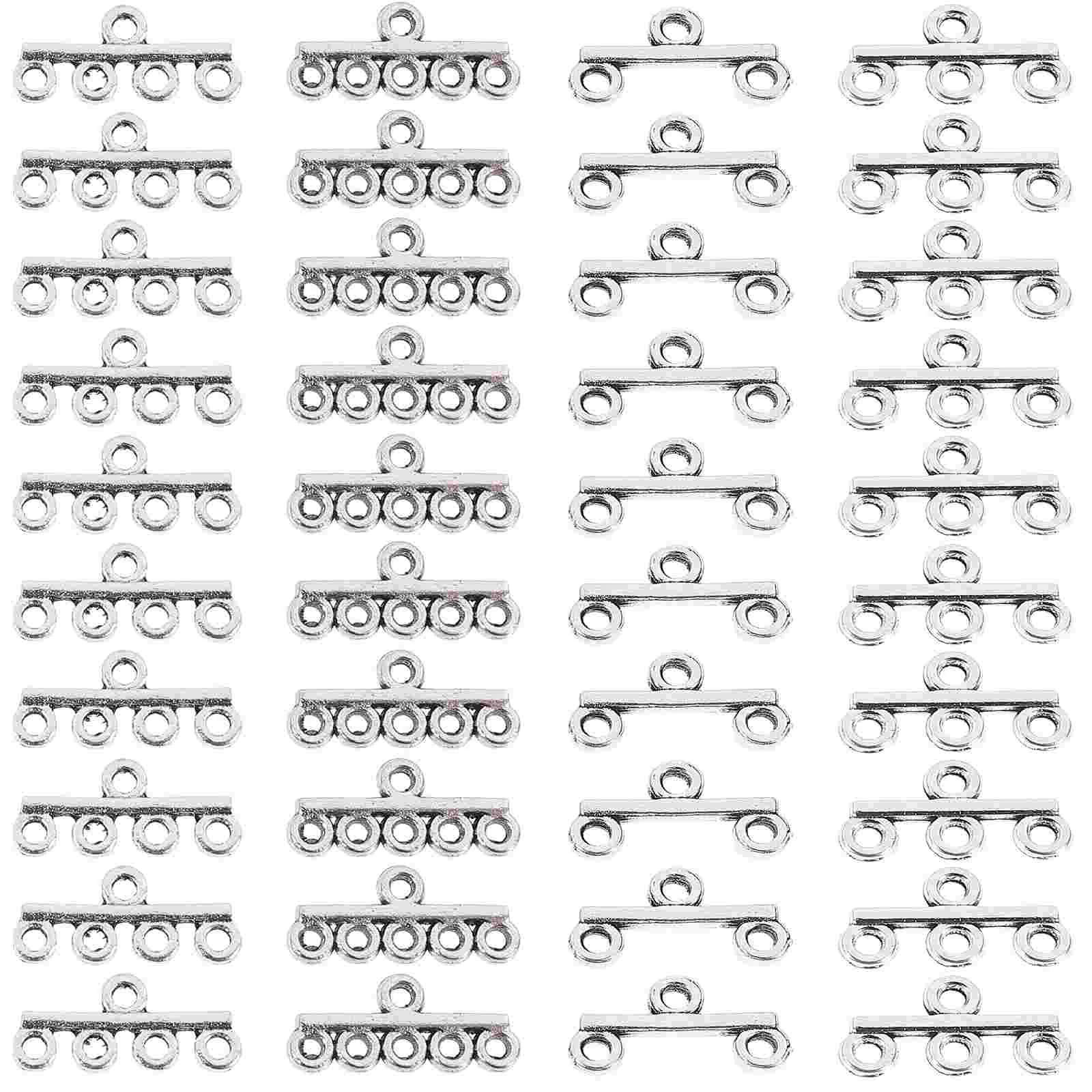 

40 Pcs Bracelet Buckle DIY Necklace Making Jewelry Clasps Alloy Chain Connectors Accessories Supplies