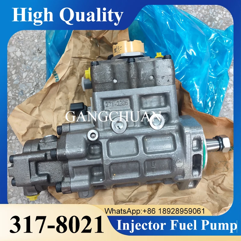 C6.6 Injector  Fuel Pump For 317-8021 3178021 for caterpillar cat 320d E320D excavator  spare parts