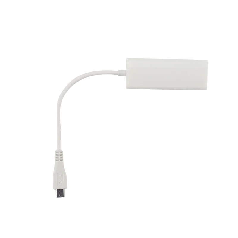 محول إيثرنت مايكرو USB محول إيثرنت USB 2.0 بطاقة الشبكة إلى RJ45 لراسبيري بي صفر إيثرنت USB