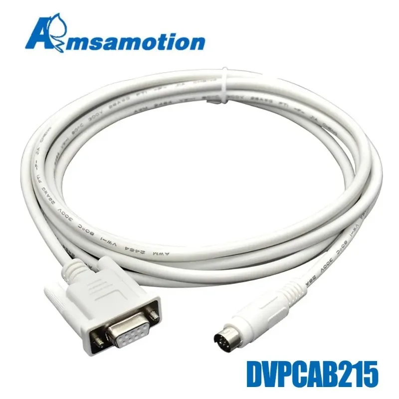 DVPCAB215 Suitable for Delta PLC Programming Cable PC-DVP Download Serial RS232 Interface Data Line