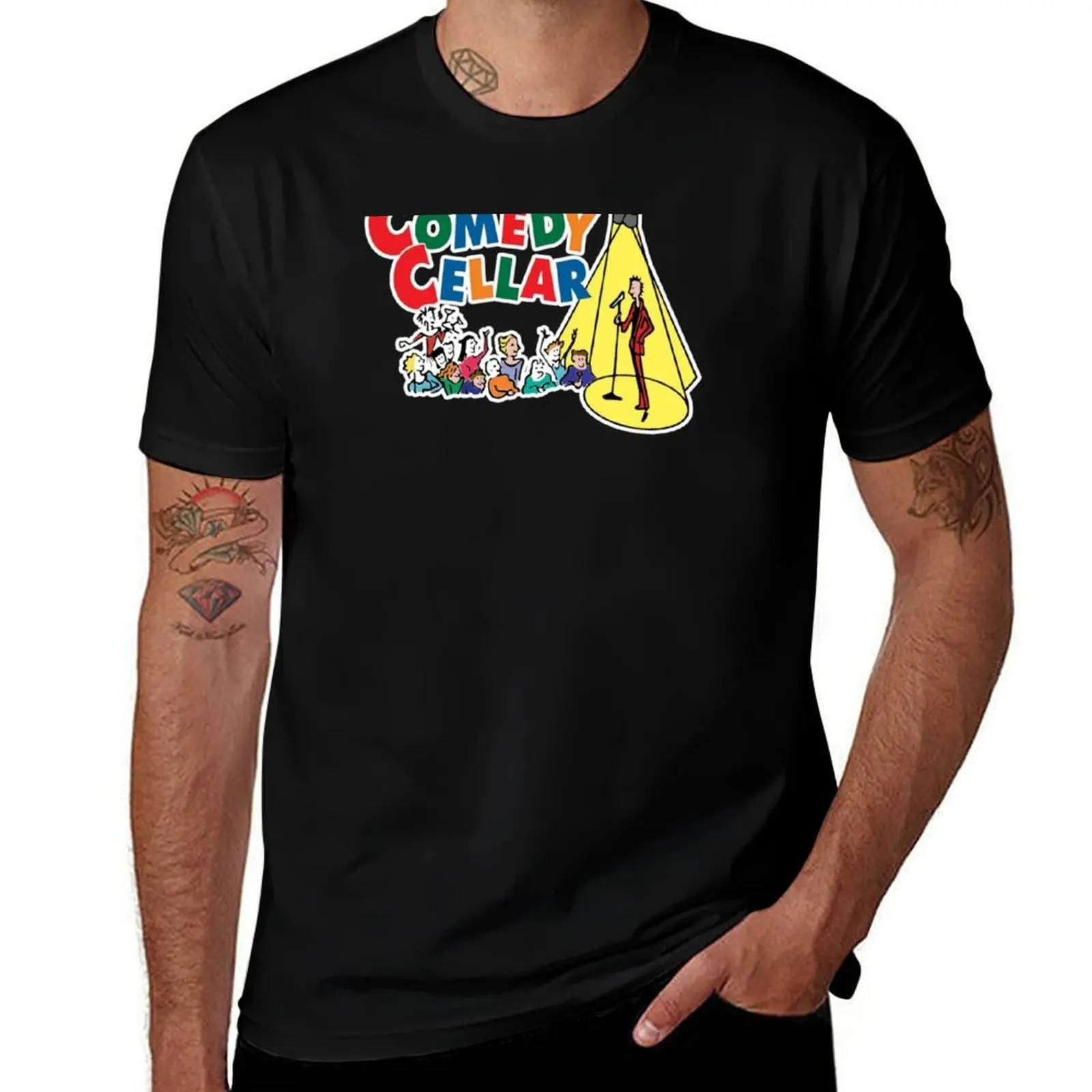 COMEDY IN THE CELLAR T-Shirt Casual Fashion Short Sleeve Cotton T-Shirt