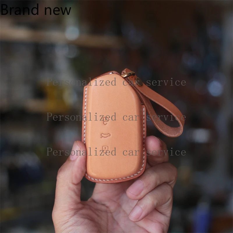 

For Golf 8 Touon CC Custom Leather Handmade Key Cover ID3 ID4 ID6 Key Bag