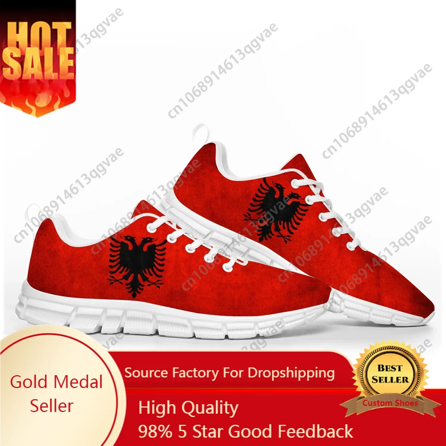 

Albanian Flag Sports Shoes Mens Womens Teenager Kids Children Sneakers Albania Casual Custom High Quality Couple Shoes