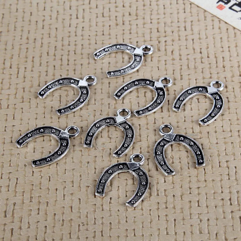 

30Pcs Horseshoe Shaped Alloy Jewelry Supplies DIY Accessories for Necklace Bracelet Earrings Decoration Crafts