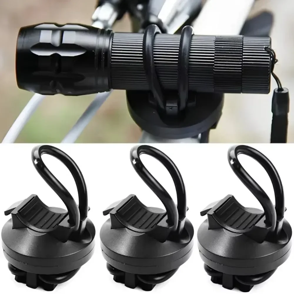 

1pc Bicycle Flashlight Bracket Clip Mount Bikes Torch Lights Holder LED Front Lights Clamps 48x35mm Plastic Bicycle Accessories