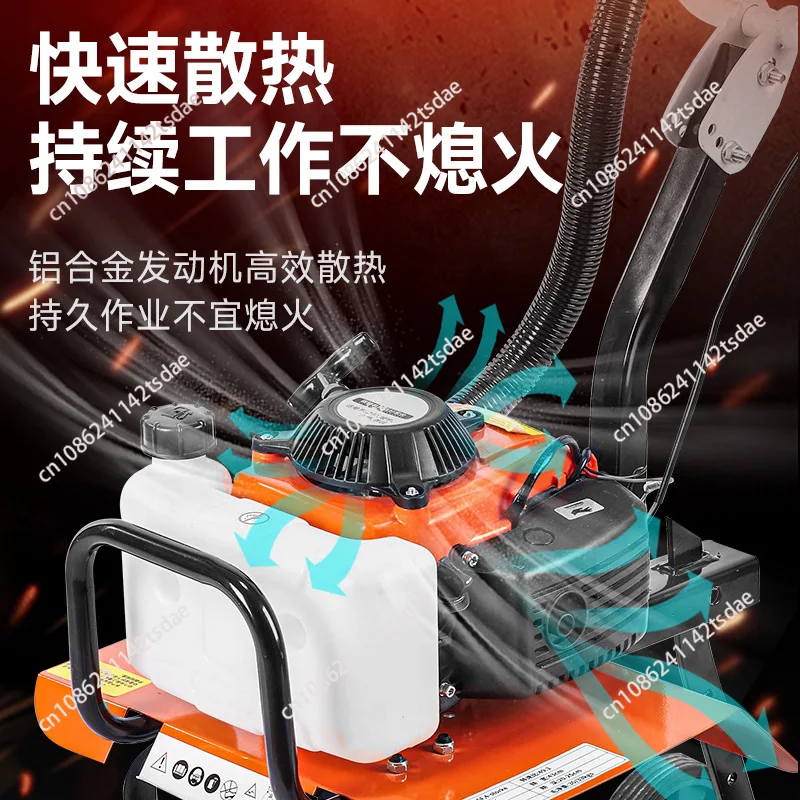 Cultivating machine Small agricultural machine Lawn mower Hard soil Multifunctional household rotary tiller