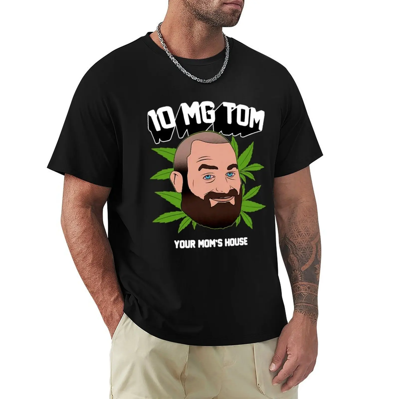 Tom-Segura Merch 10 Ten Mg Tom Your Mom's House T-Shirt anime heavyweights summer clothes t shirts for men pack